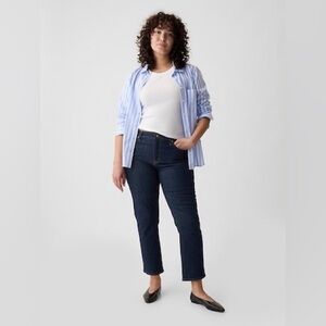 GAP Vintage Slim Mid Rise Black Jeans Size‎ 32/14 Tall Denim Pants
